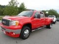 Front 3/4 View of 2011 Sierra 3500HD SLE Crew Cab 4x4 Dually