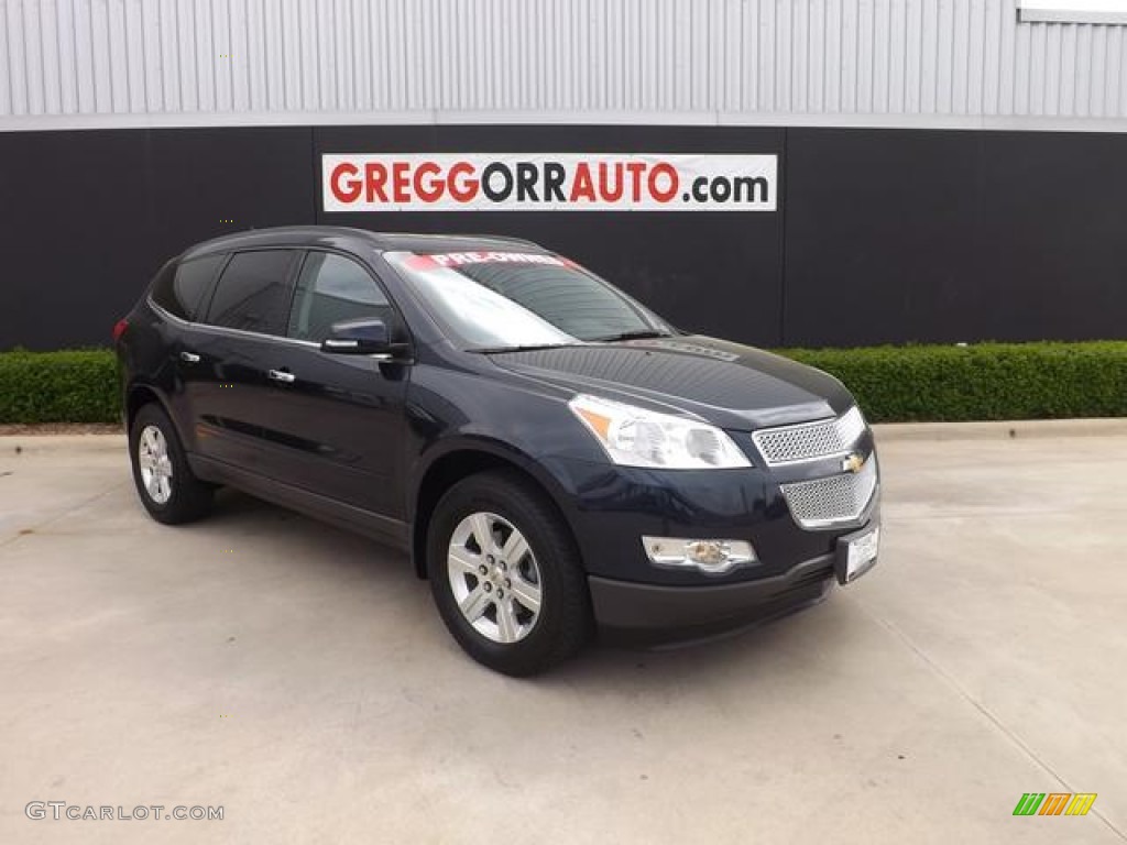 2012 Traverse LT - Dark Blue Metallic / Ebony photo #1