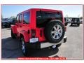 2013 Rock Lobster Red Jeep Wrangler Unlimited Sahara 4x4  photo #5