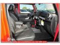 2013 Rock Lobster Red Jeep Wrangler Unlimited Sahara 4x4  photo #30