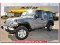 2013 Billet Silver Metallic Jeep Wrangler Unlimited Sport 4x4  photo #1