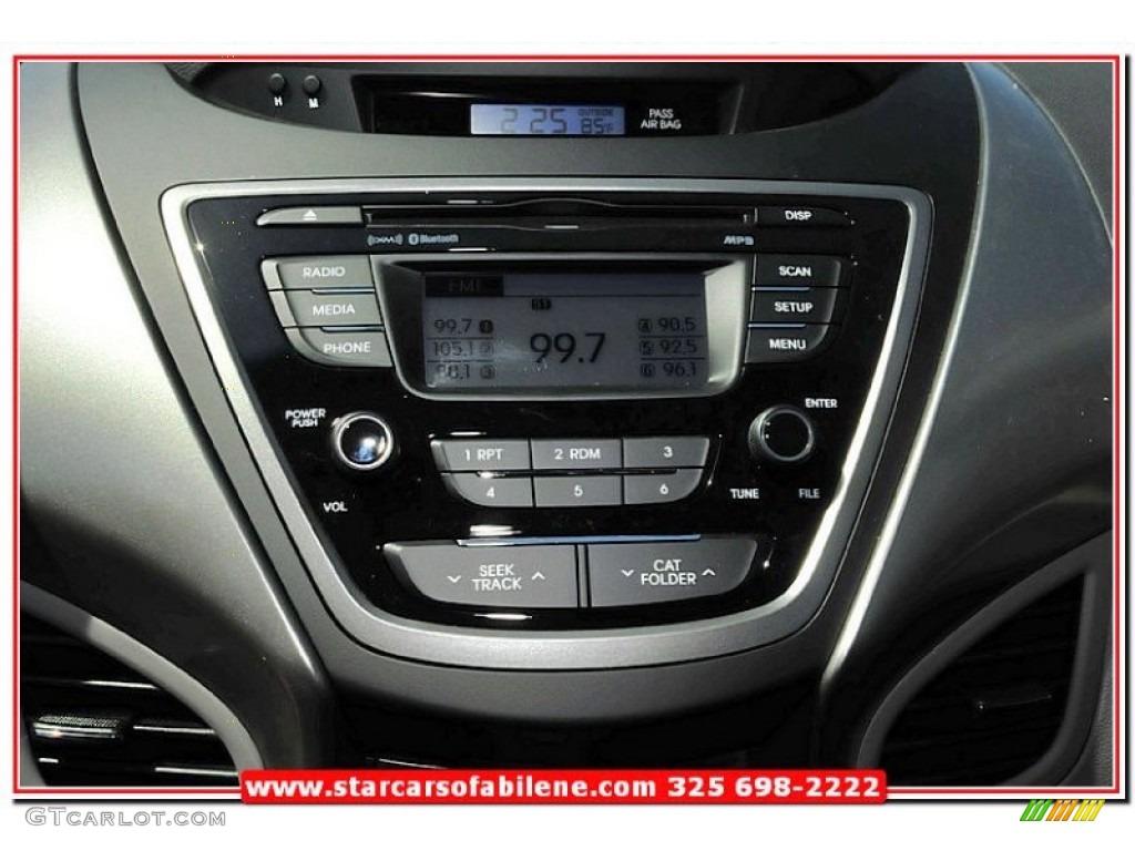 2013 Elantra GLS - Titanium Gray Metallic / Gray photo #28