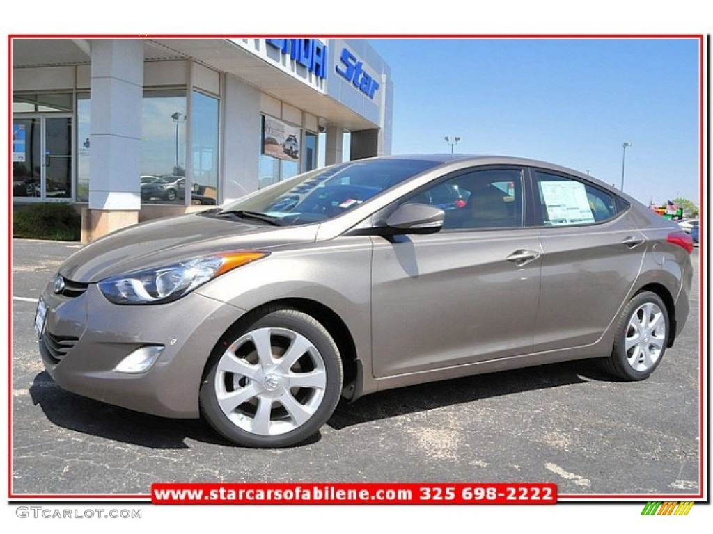 2013 Elantra Limited - Desert Bronze / Beige photo #1
