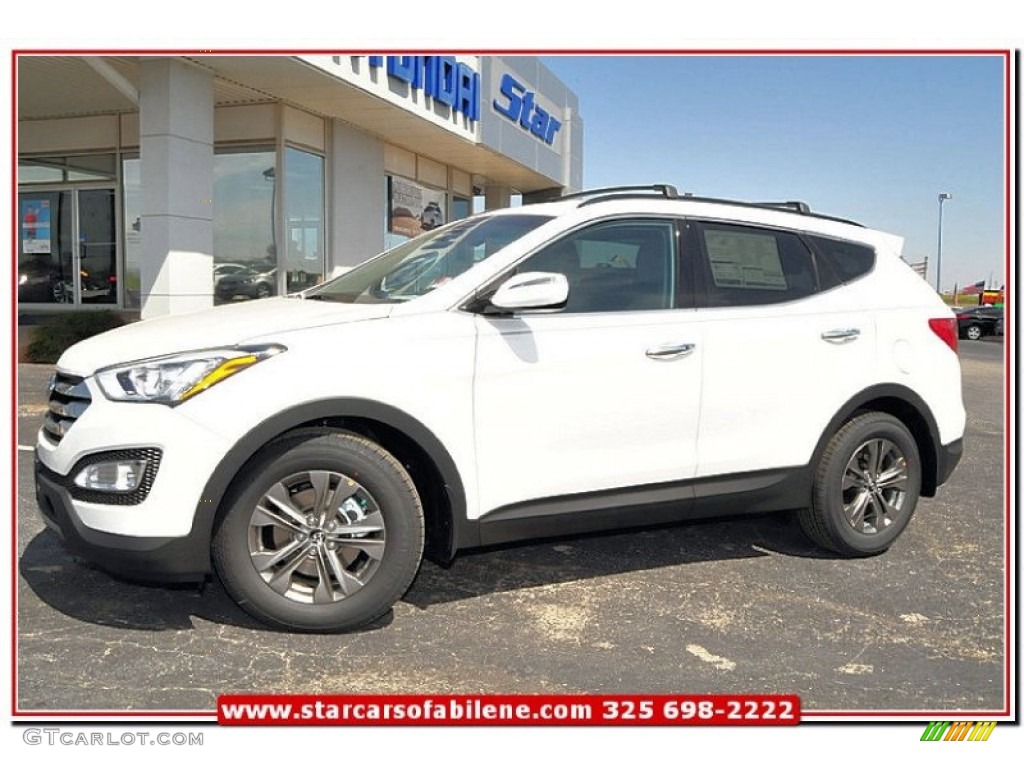 2013 Santa Fe Sport - Frost White Pearl / Gray photo #1