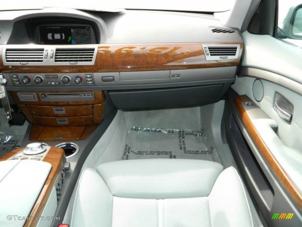 2004 7 Series 745i Sedan - Slate Green Metallic / Basalt Grey/Stone Green photo #11