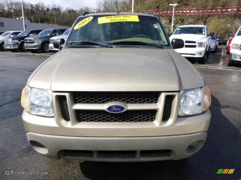 2002 Explorer Sport Trac 4x4 - Harvest Gold Metallic / Medium Prairie Tan photo #8