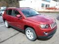 2014 Deep Cherry Red Crystal Pearl Jeep Compass Latitude 4x4  photo #7