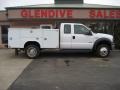 Oxford White - F450 Super Duty XL Regular Cab 4x4 Chassis Utility Photo No. 4