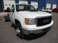 2013 Summit White GMC Sierra 3500HD Regular Cab Chassis  photo #2