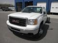 2013 Summit White GMC Sierra 3500HD Regular Cab Chassis  photo #3