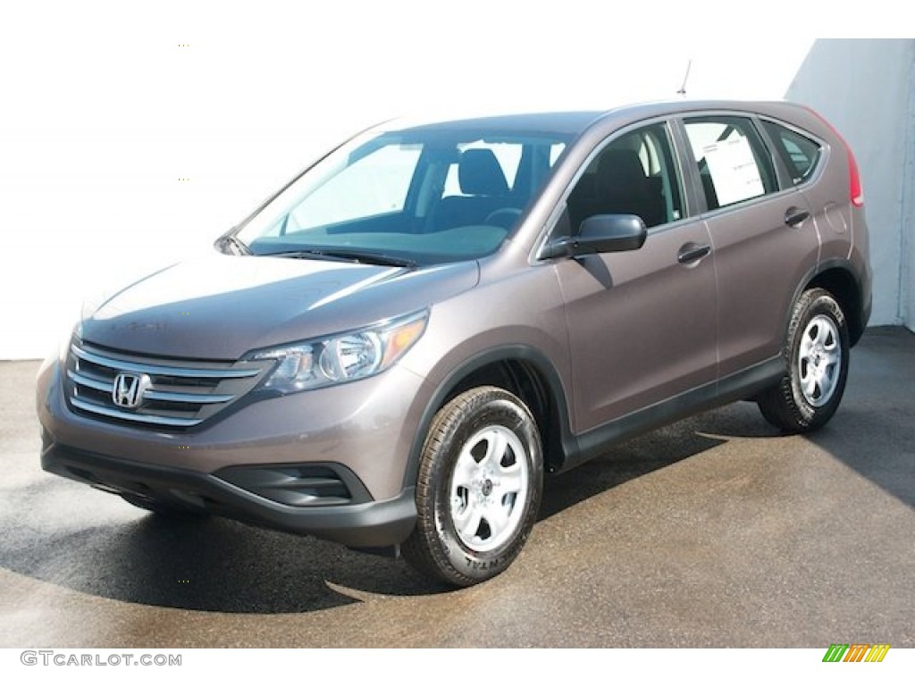 2013 CR-V LX - Urban Titanium Metallic / Black photo #3