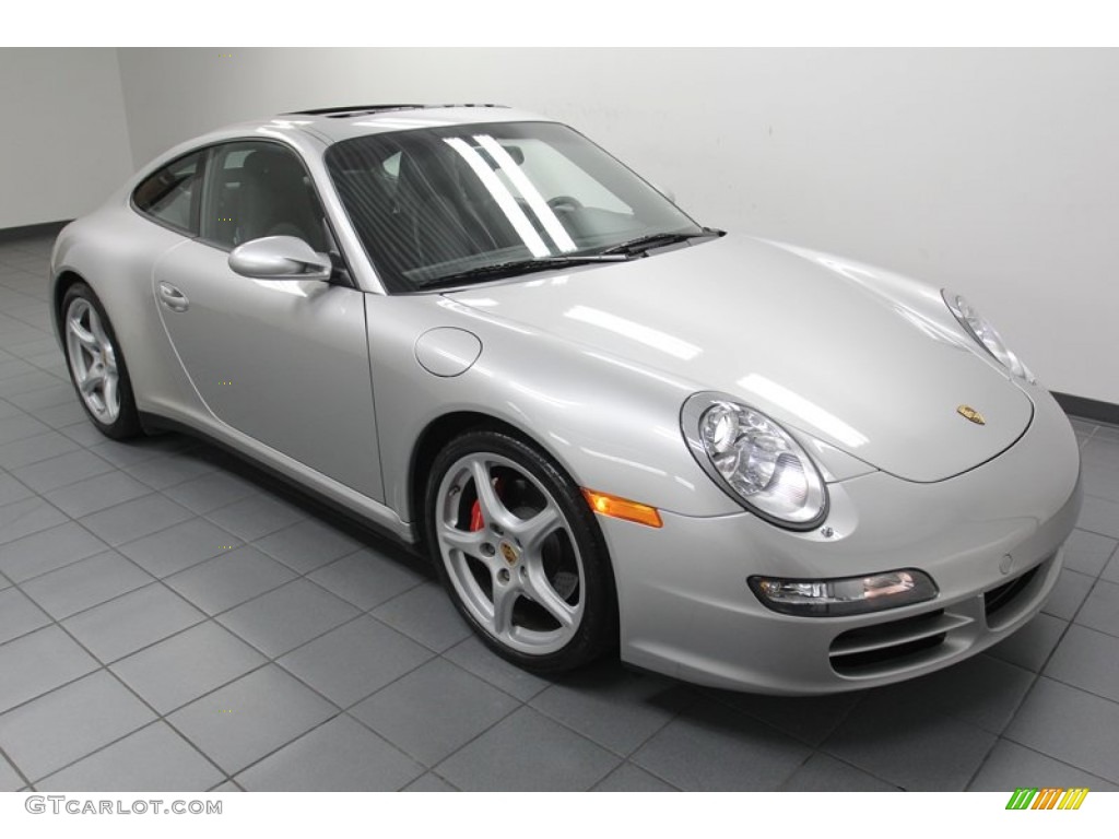 Arctic Silver Metallic 2006 Porsche 911 Carrera 4S Coupe Exterior Photo #79817266