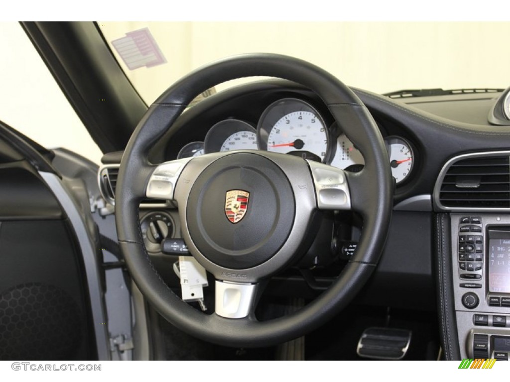 2006 Porsche 911 Carrera 4S Coupe Black Steering Wheel Photo #79817710