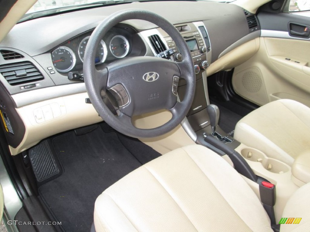 Camel Interior 2009 Hyundai Sonata GLS Photo #79818369