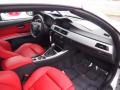 2010 BMW 3 Series Coral Red/Black Dakota Leather Interior Dashboard Photo