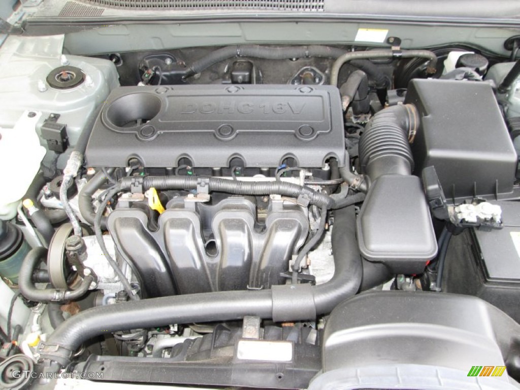 2009 Hyundai Sonata GLS 2.4 Liter DOHC 16V VVT 4 Cylinder Engine Photo #79818604