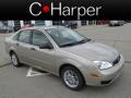 Pueblo Gold Metallic 2007 Ford Focus ZX4 SE Sedan
