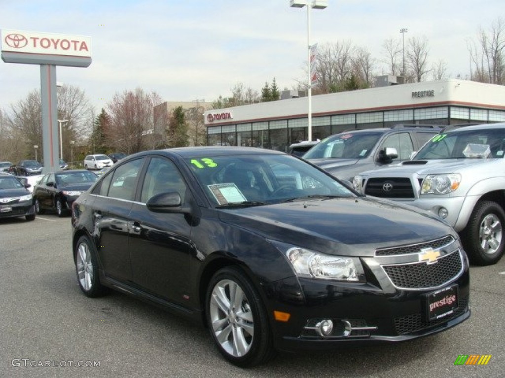 2013 Cruze LTZ/RS - Black Granite Metallic / Jet Black photo #1