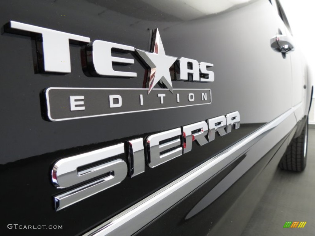 2013 Sierra 1500 SLE Extended Cab - Onyx Black / Ebony photo #6