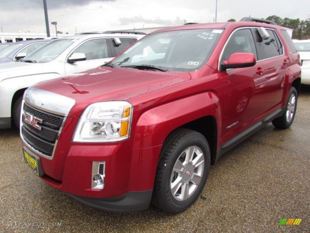 Crystal Red Tintcoat 2013 GMC Terrain SLT Exterior Photo #79820266