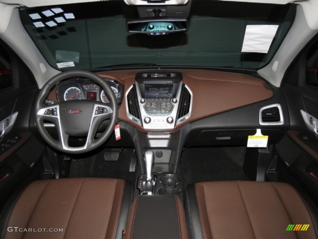 2013 GMC Terrain SLT Brownstone Dashboard Photo #79820374