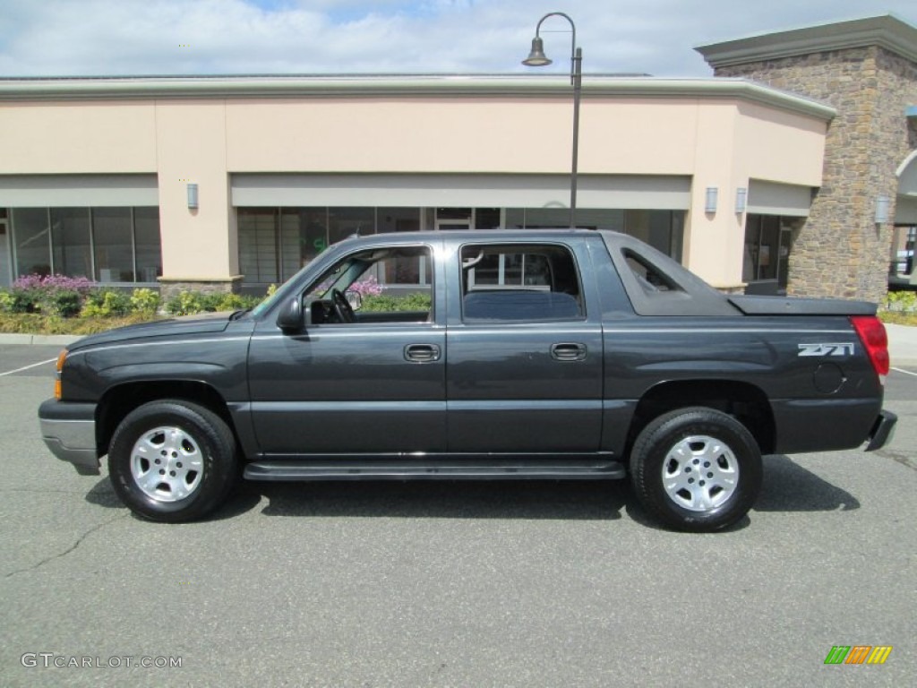 2005 Avalanche Z71 4x4 - Dark Gray Metallic / Gray/Dark Charcoal photo #1