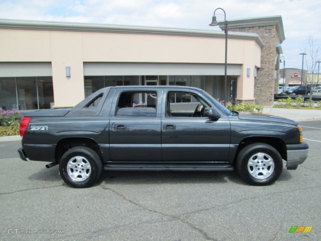 2005 Avalanche Z71 4x4 - Dark Gray Metallic / Gray/Dark Charcoal photo #10