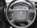 Charcoal Black 2010 Ford Escape XLT V6 Sport Package Steering Wheel