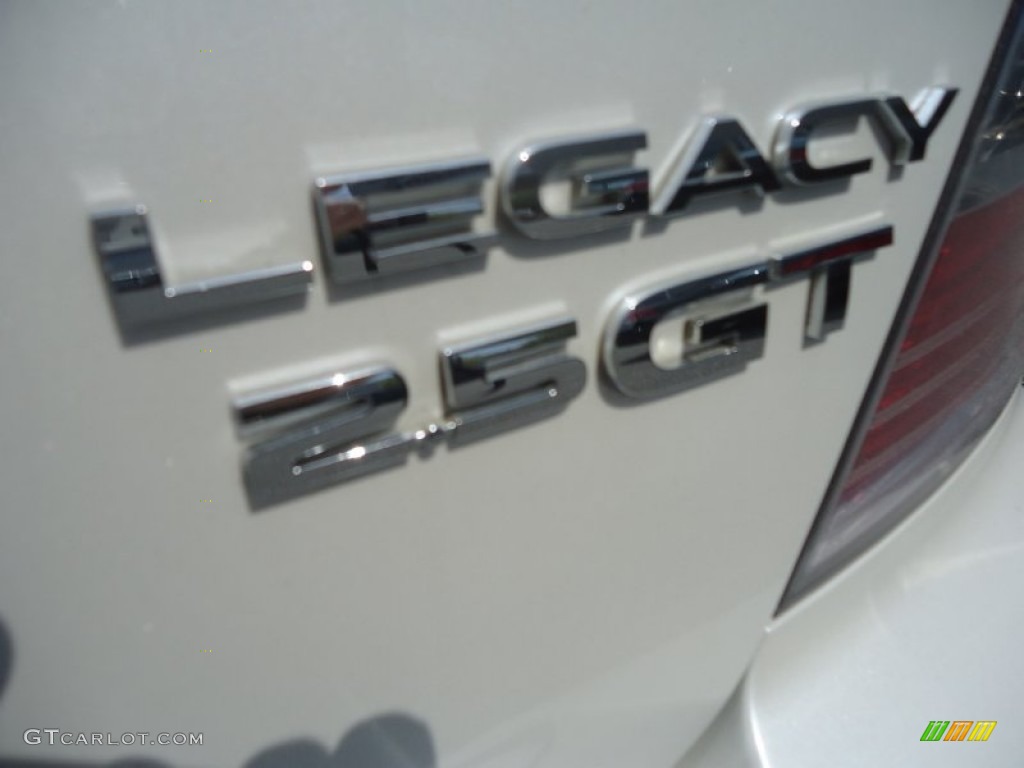 2005 Legacy 2.5 GT Sedan - Satin White Pearl / Charcoal Black photo #36