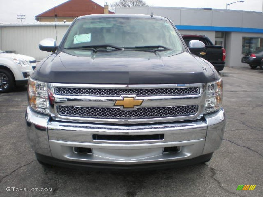 2013 Silverado 1500 LT Extended Cab 4x4 - Concord Metallic / Ebony photo #13