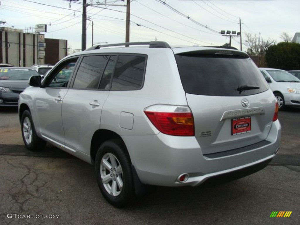 2010 Highlander SE 4WD - Classic Silver Metallic / Black photo #4