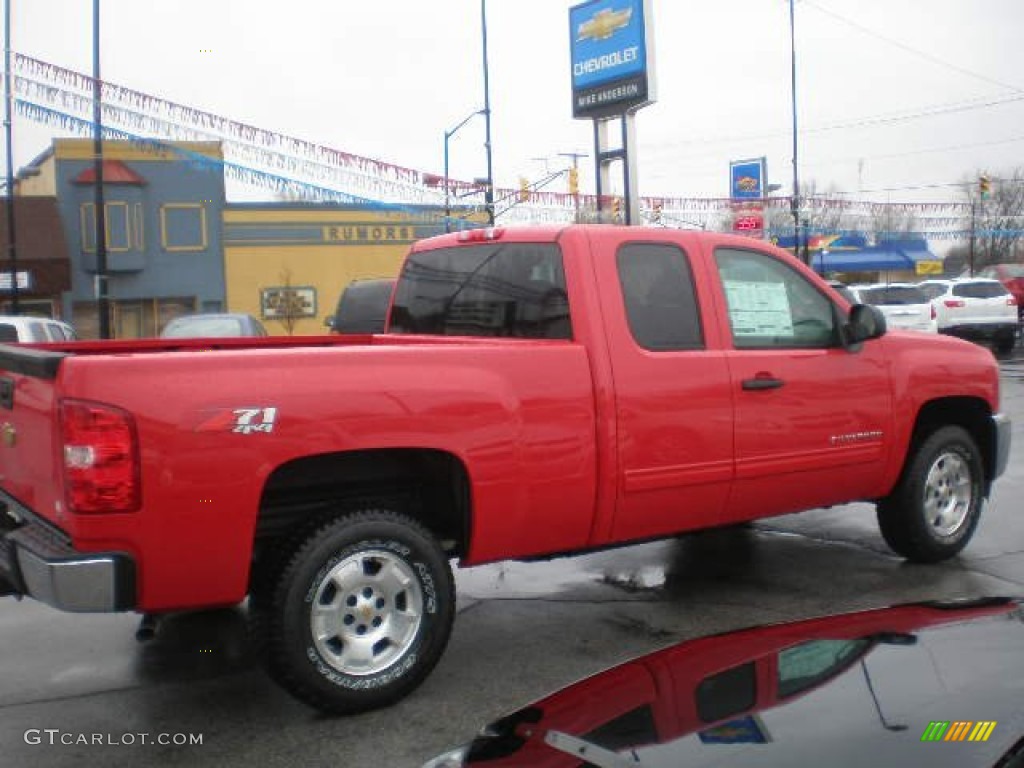 2013 Silverado 1500 LT Extended Cab 4x4 - Victory Red / Ebony photo #9