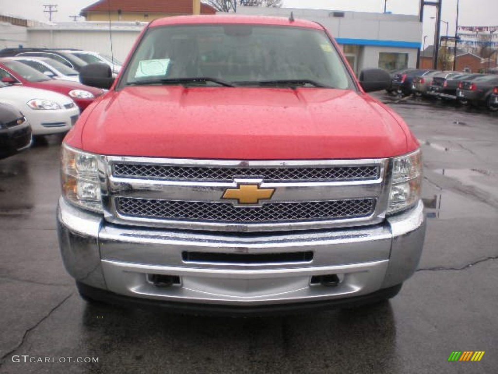 2013 Silverado 1500 LT Extended Cab 4x4 - Victory Red / Ebony photo #13