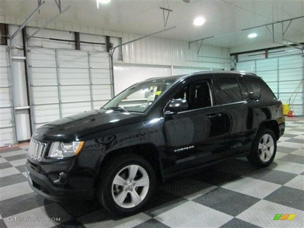 2012 Compass Sport 4x4 - Black / Dark Slate Gray photo #4