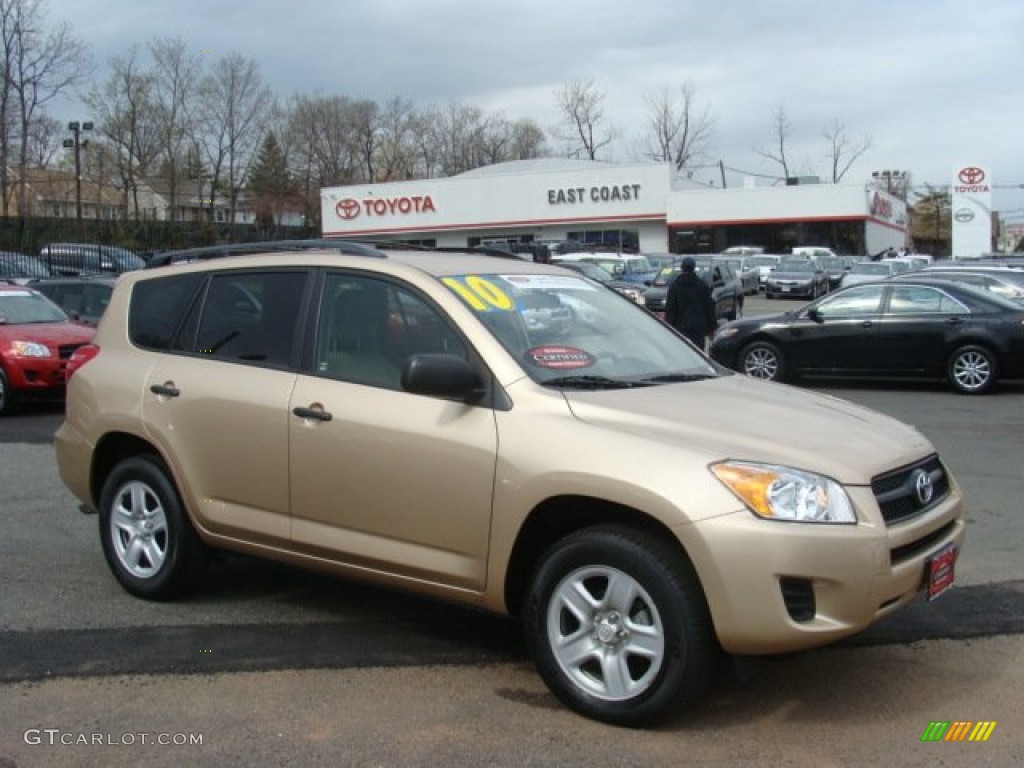 2010 RAV4 I4 4WD - Sandy Beach Metallic / Sand Beige photo #1