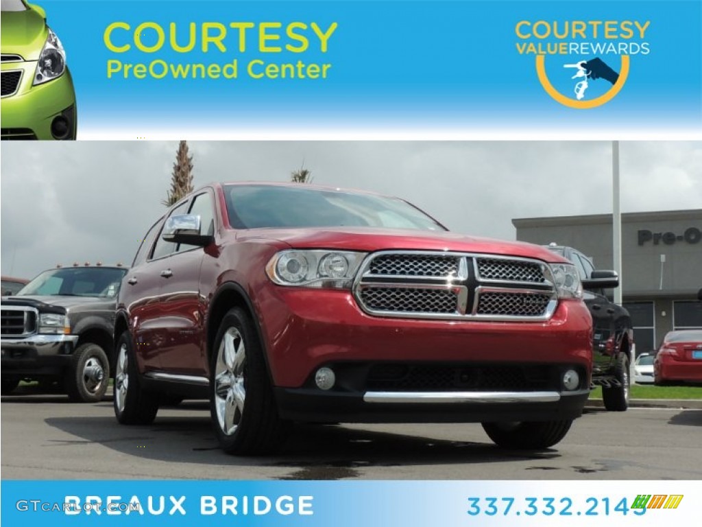 Inferno Red Crystal Pearl Dodge Durango