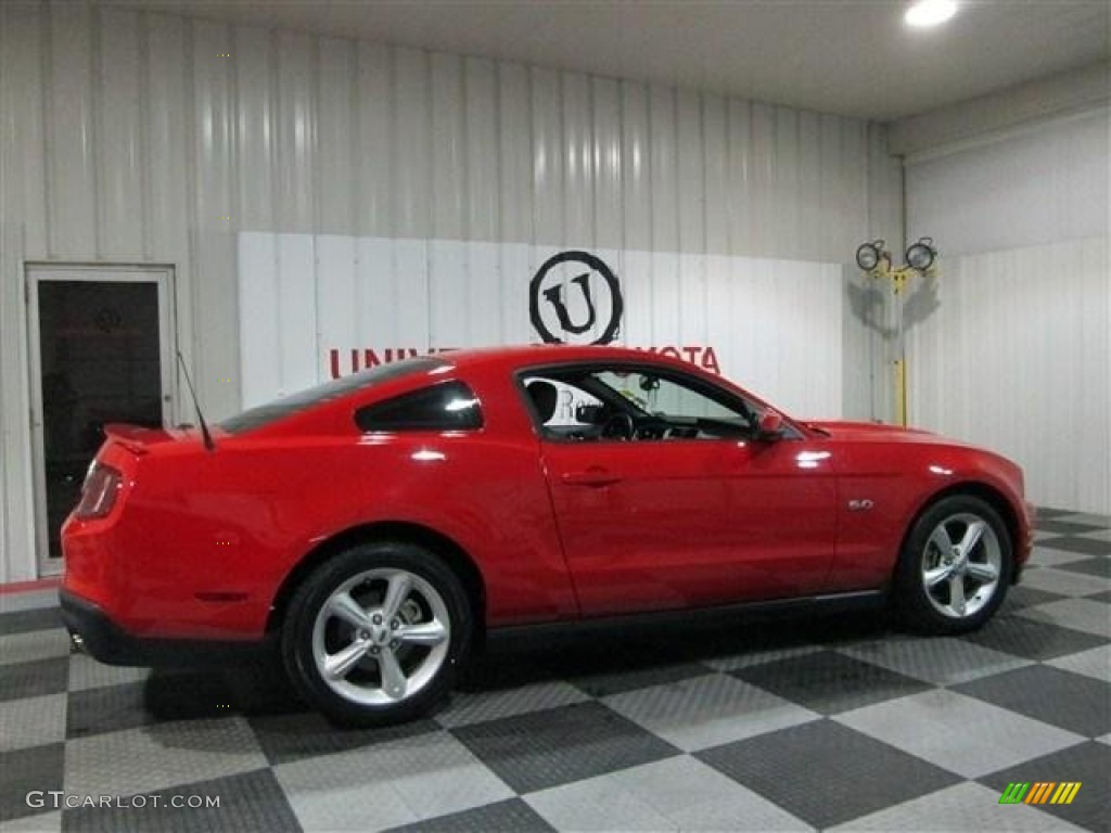 2011 Mustang GT Premium Coupe - Race Red / Charcoal Black photo #7