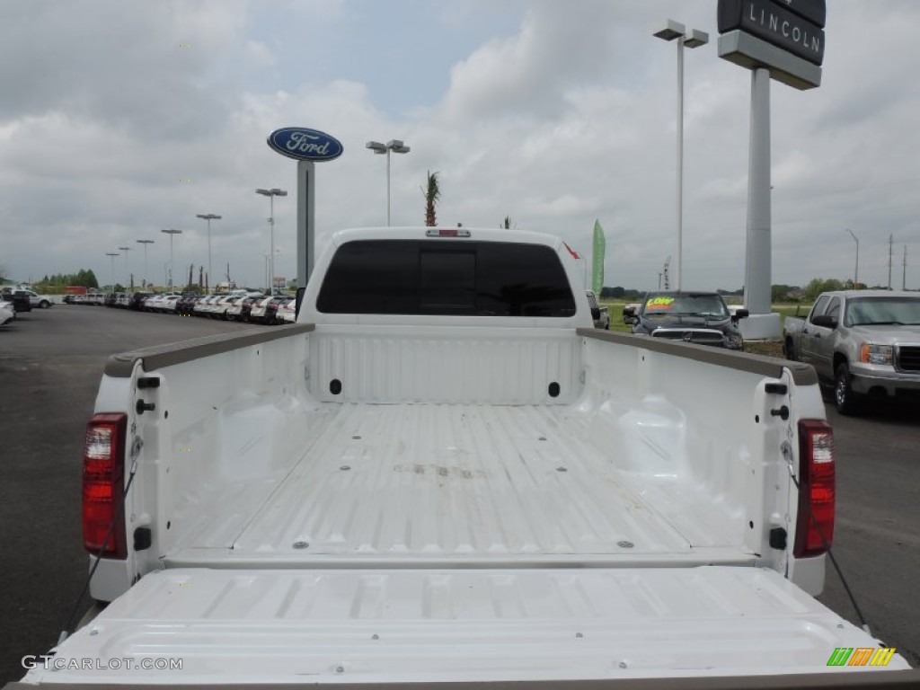 2012 F350 Super Duty King Ranch Crew Cab 4x4 Dually - Oxford White / Chaparral Leather photo #4