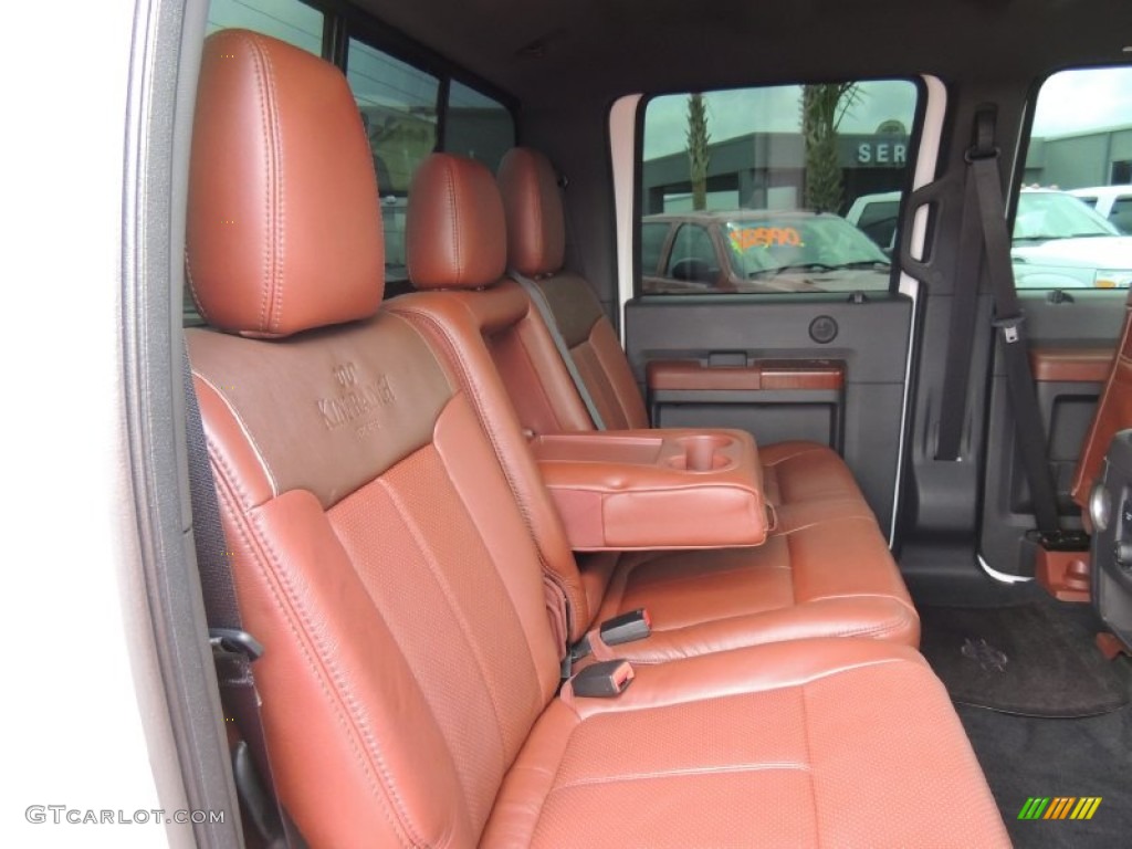 Chaparral Leather Interior 2012 Ford F350 Super Duty King Ranch Crew Cab 4x4 Dually Photo #79823883
