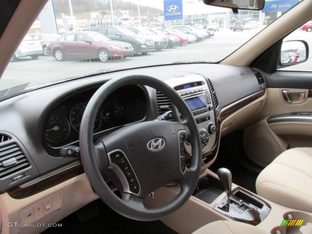 2012 Hyundai Santa Fe GLS Beige Dashboard Photo #79823899