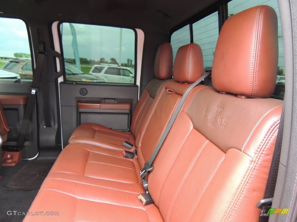 2012 F350 Super Duty King Ranch Crew Cab 4x4 Dually - Oxford White / Chaparral Leather photo #10