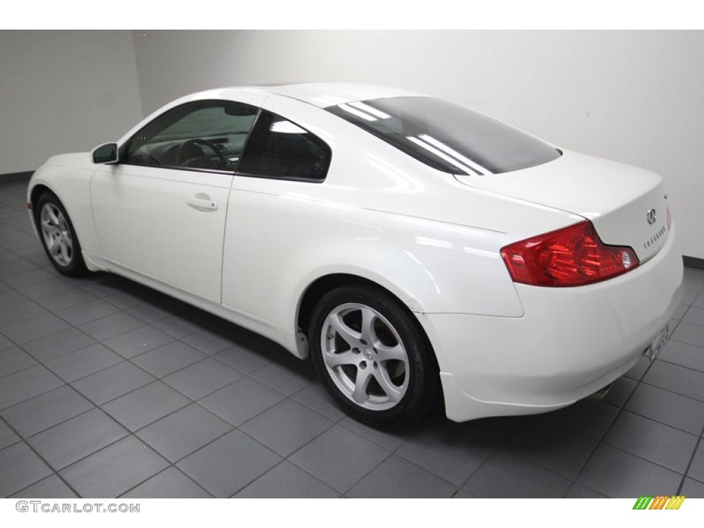 2004 G 35 Coupe - Ivory White Pearl / Willow photo #5