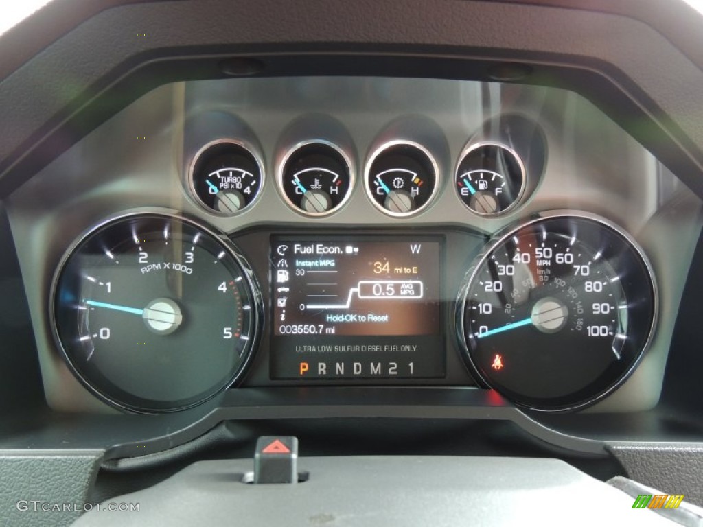 2012 Ford F350 Super Duty King Ranch Crew Cab 4x4 Dually Gauges Photos