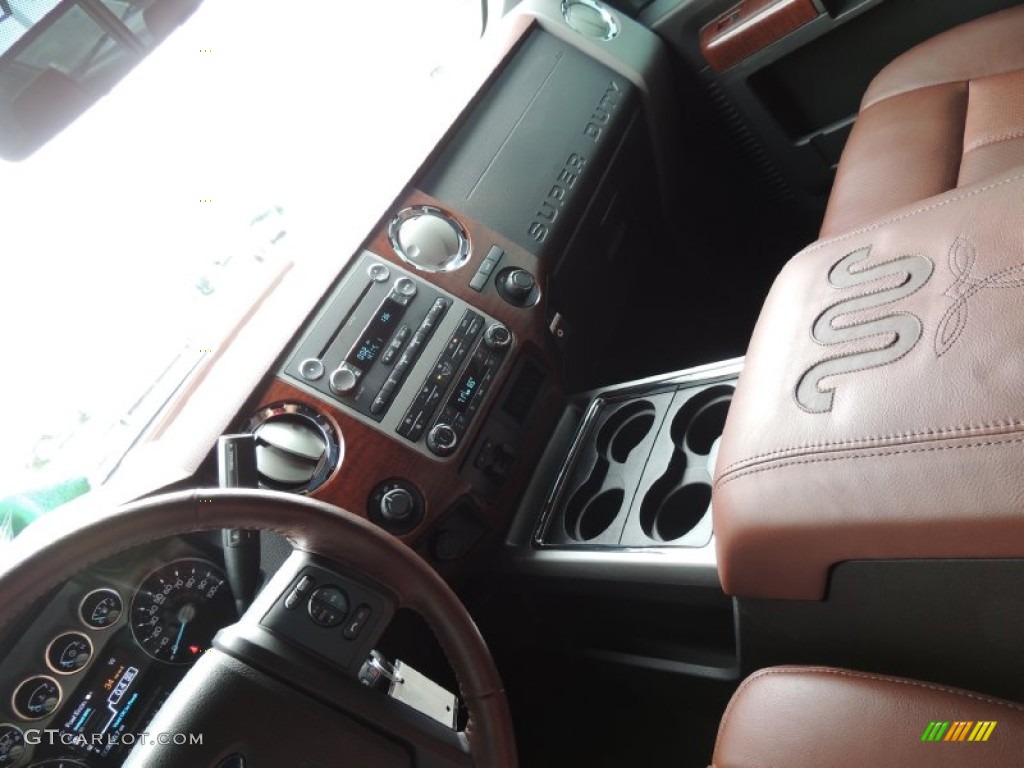 2012 F350 Super Duty King Ranch Crew Cab 4x4 Dually - Oxford White / Chaparral Leather photo #21