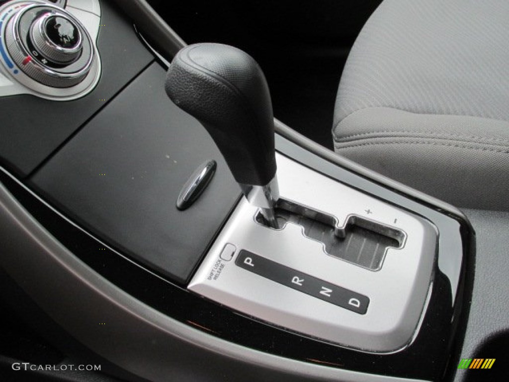 2012 Elantra GLS - Midnight Black / Gray photo #17