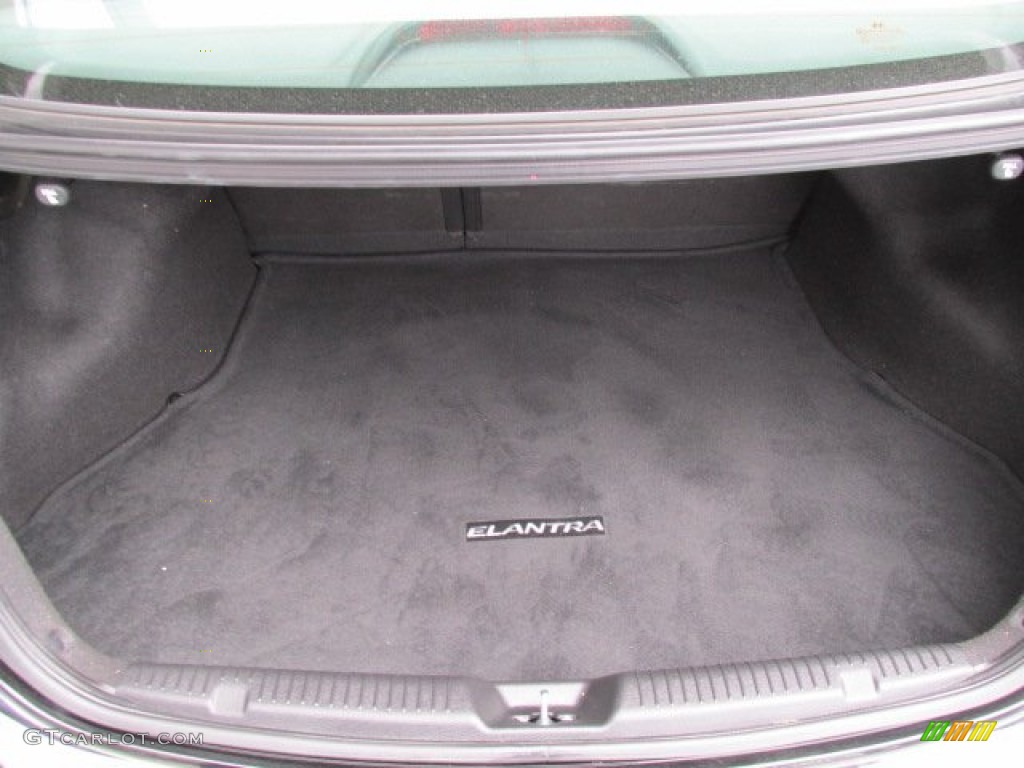 2012 Elantra GLS - Midnight Black / Gray photo #20