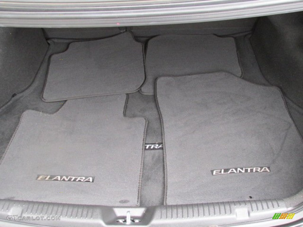 2012 Elantra GLS - Midnight Black / Gray photo #21