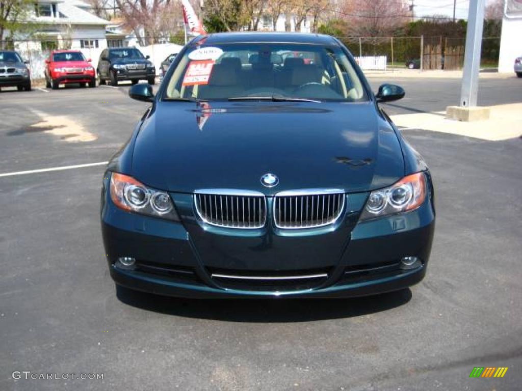 2006 3 Series 330xi Sedan - Deep Green Metallic / Beige Dakota Leather photo #33