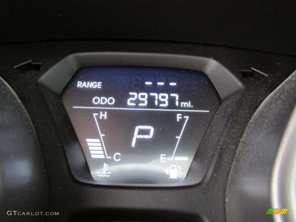 2012 Elantra GLS - Midnight Black / Gray photo #25