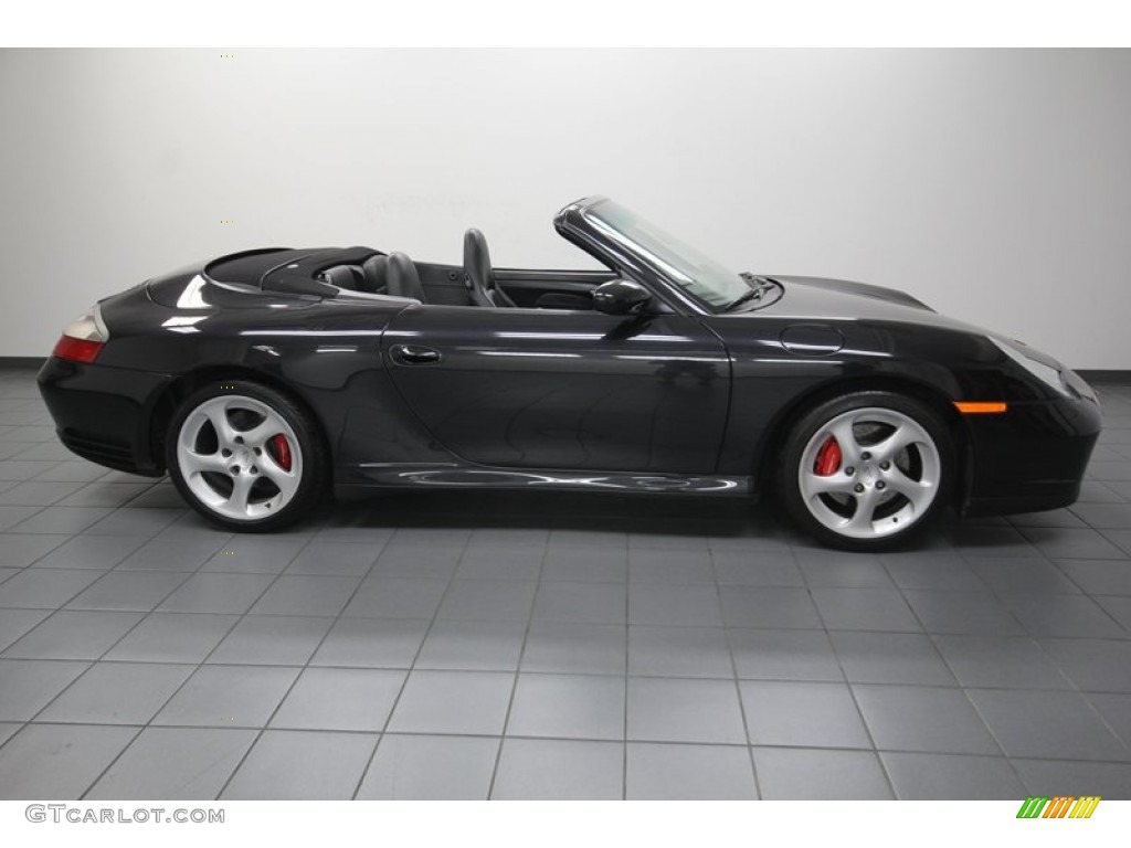 Basalt Black Metallic 2005 Porsche 911 Carrera Cabriolet Exterior Photo #79824886